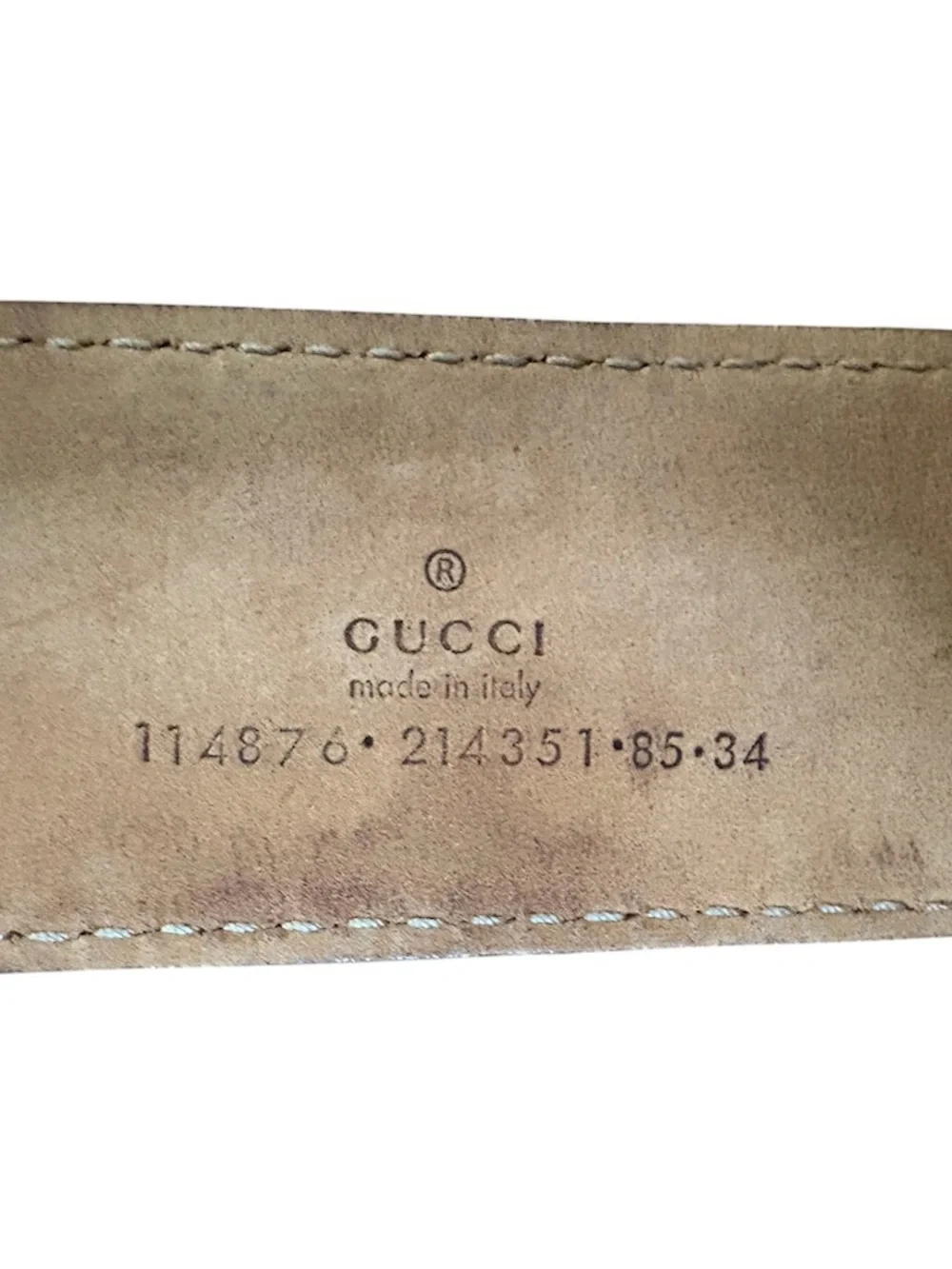 Gucci Interlocking G belt Red Size 85/40